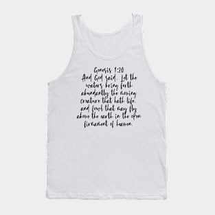 Genesis 1:20 Tank Top